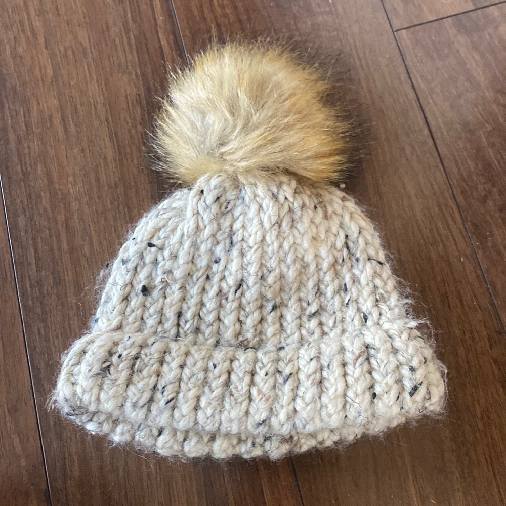 Marbled Knit Newborn Beanie